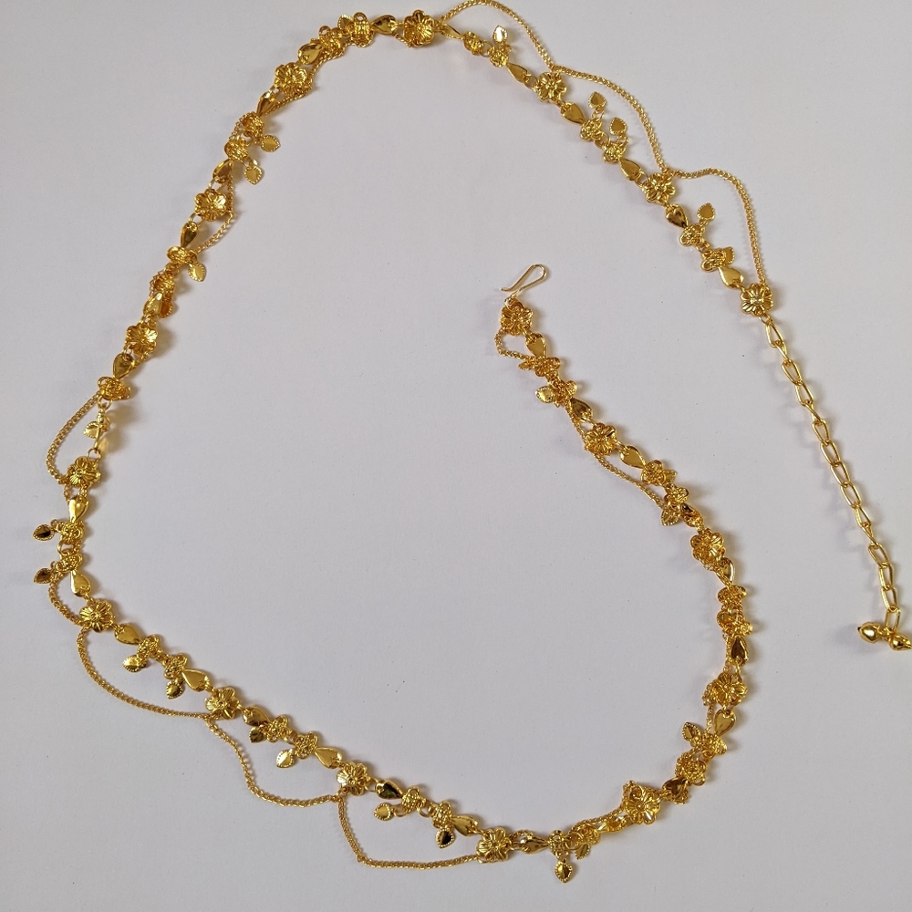Golden waist belt